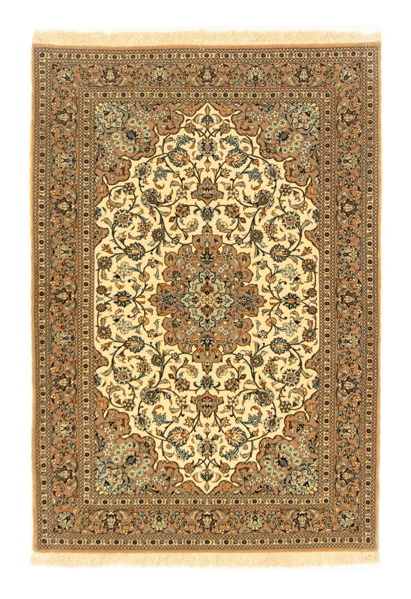 Persisk matta - Ghom - 156 x 107 cm - beige