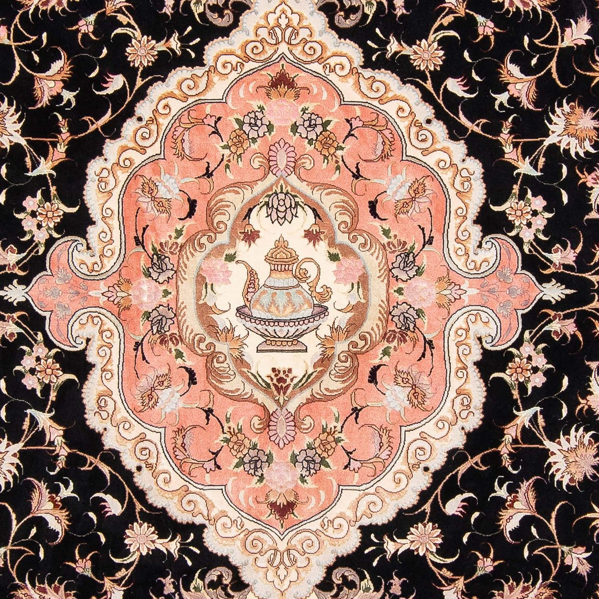 Persisk matta - Tabriz - Royal - 350 x 250 cm - mörkblå