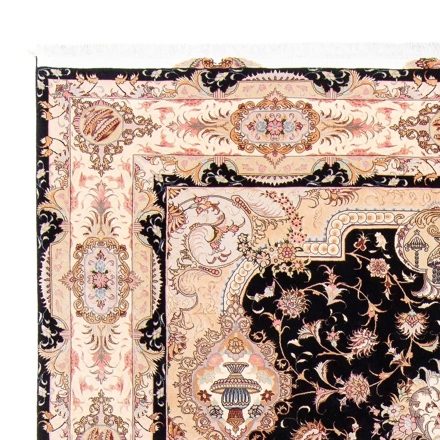 Persisk matta - Tabriz - Royal - 350 x 250 cm - mörkblå