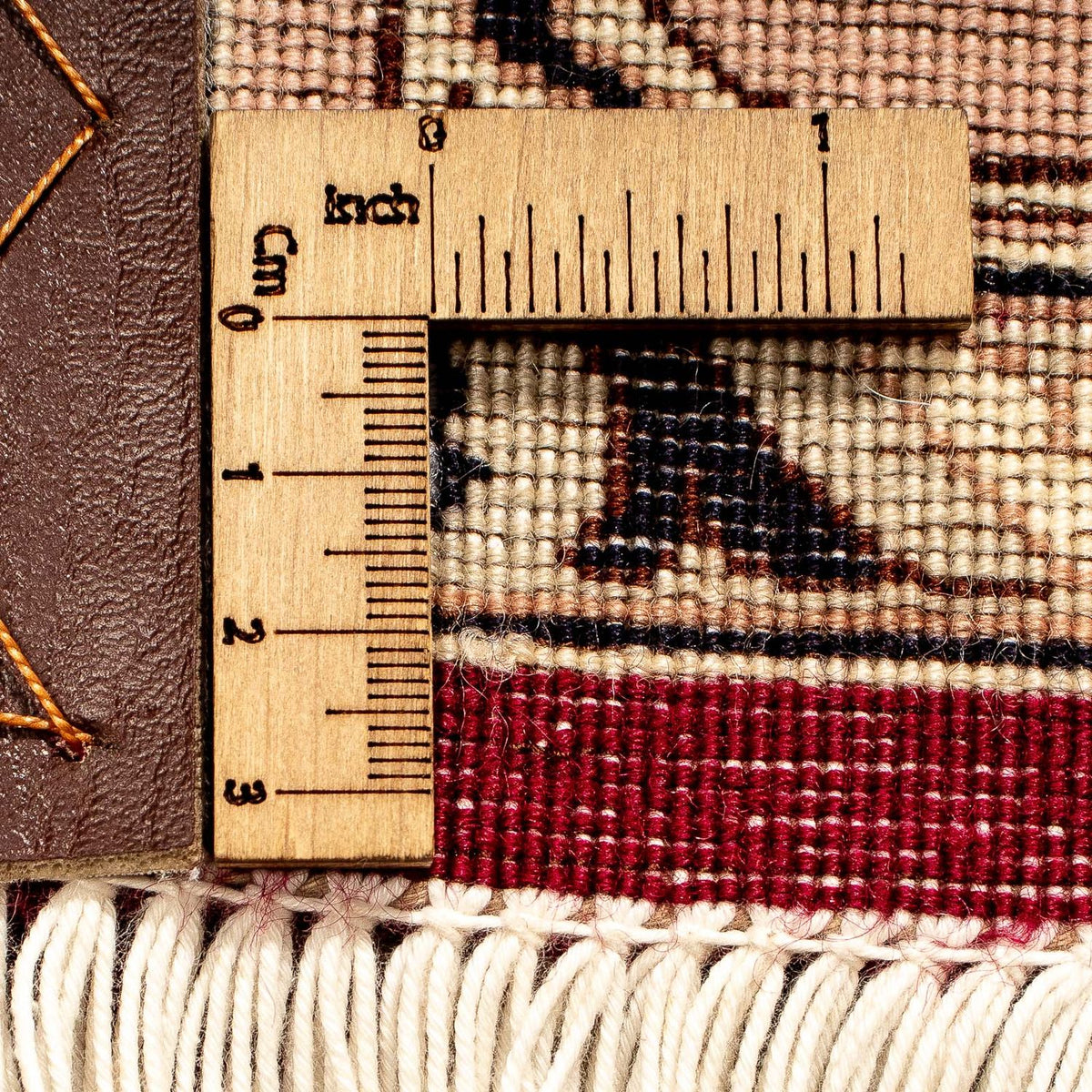 Persisk matta - Tabriz - Royal - 348 x 254 cm - mörkröd