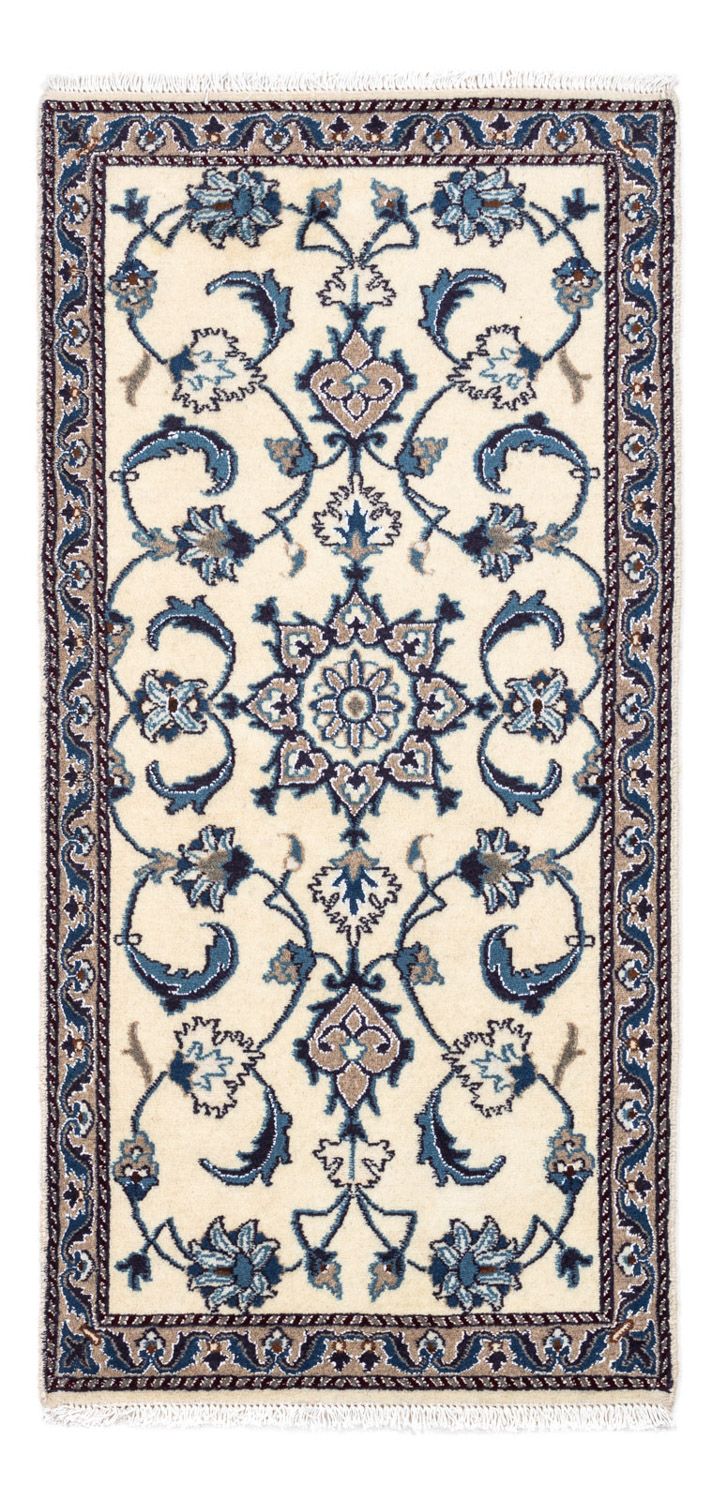 Persisk matta - Nain - 136 x 65 cm - beige