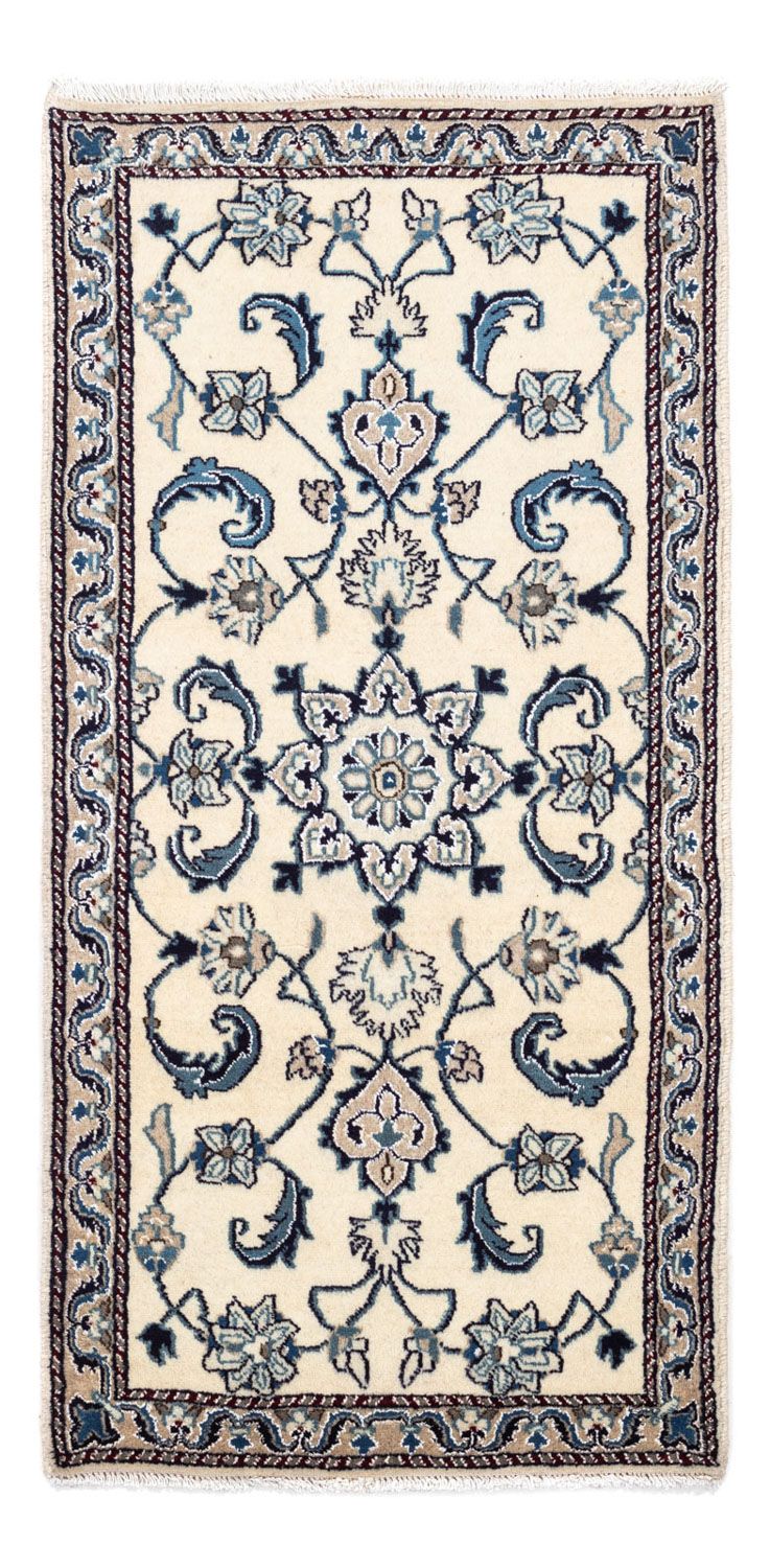 Persisk matta - Nain - 139 x 65 cm - beige