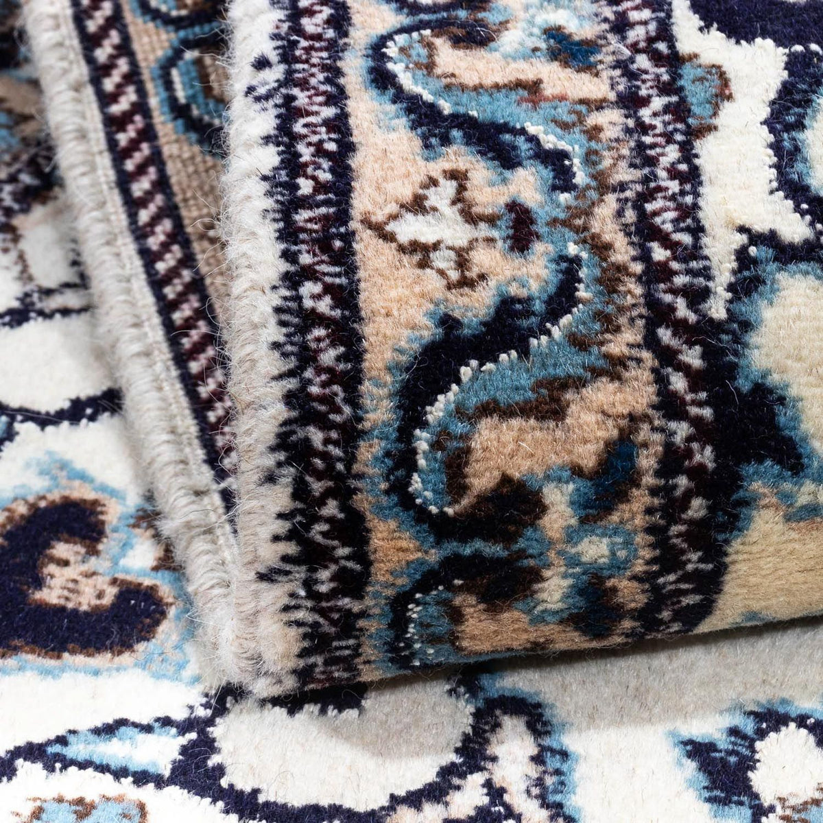 Persisk matta - Nain - 139 x 70 cm - beige