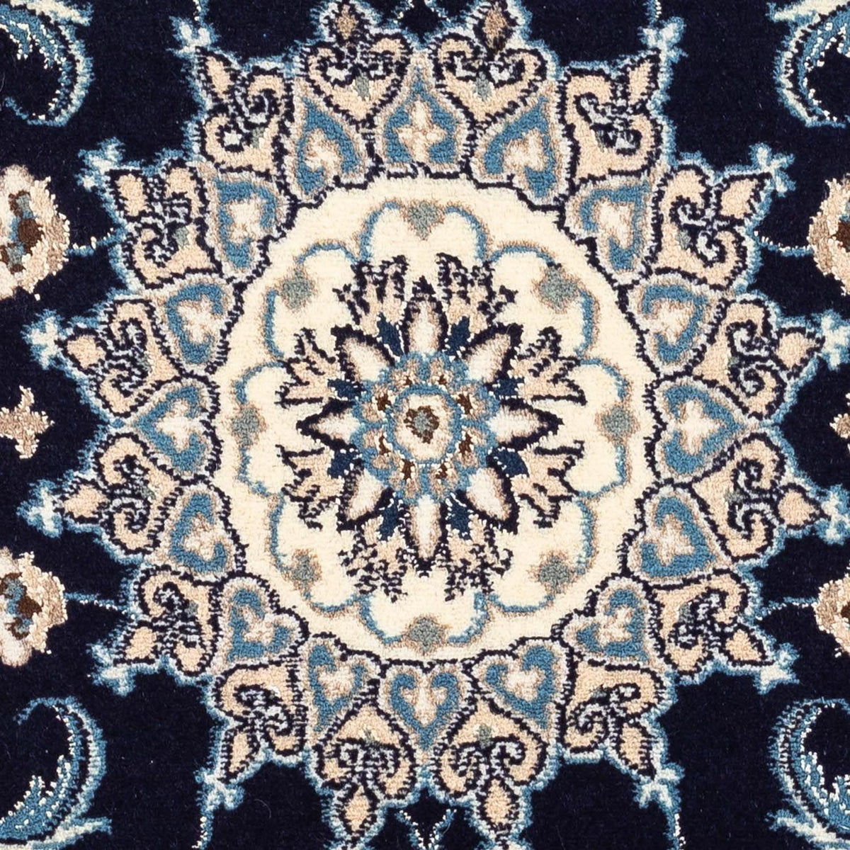 Persisk matta - Nain - 141 x 66 cm - mörkblå