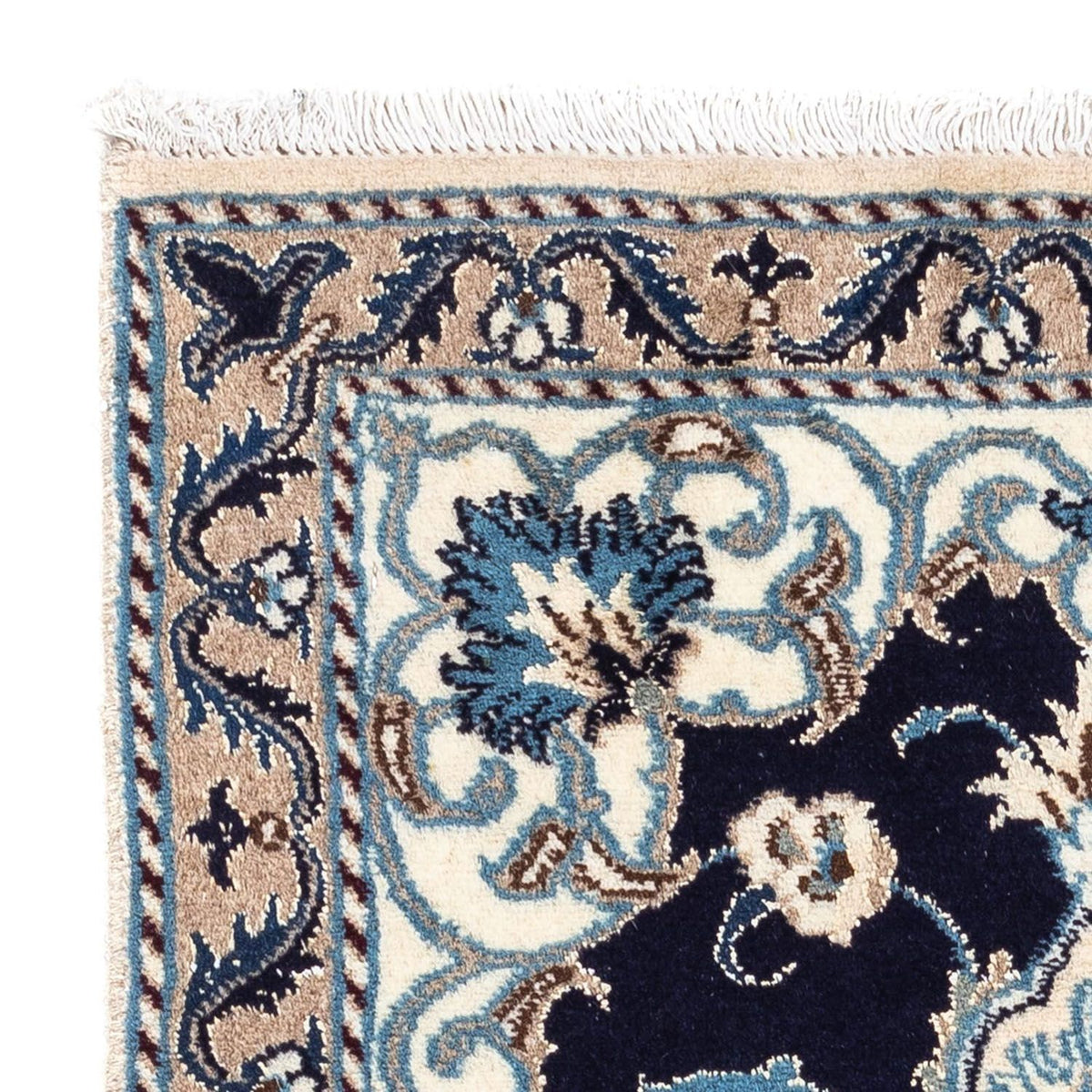 Persisk matta - Nain - 141 x 66 cm - mörkblå