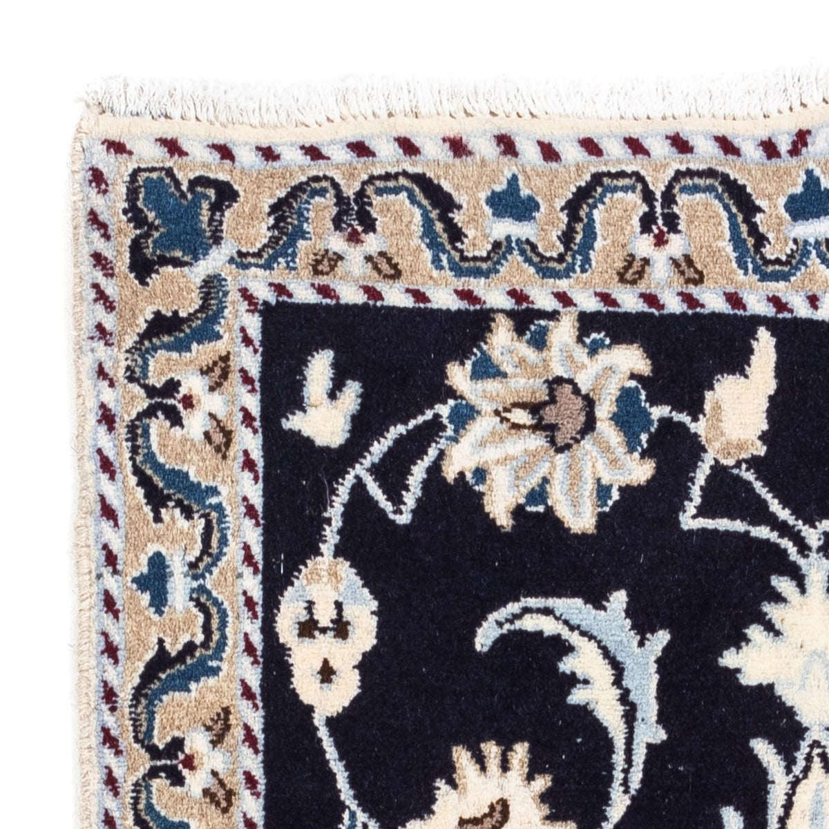 Persisk matta - Nain - 139 x 66 cm - mörkblå