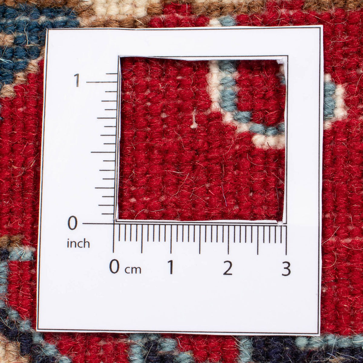 Persisk matta - Nain - 134 x 89 cm - mörkröd