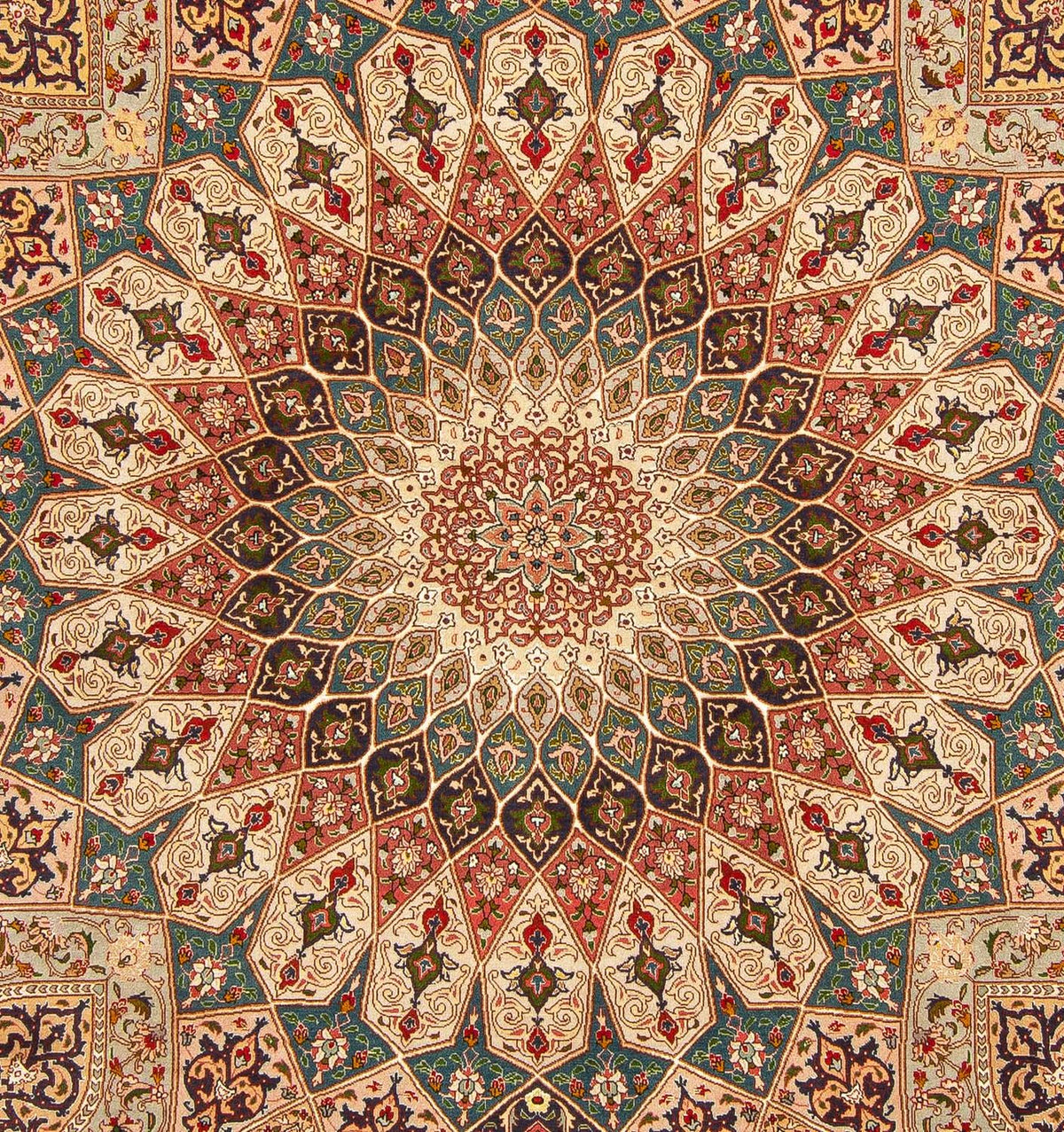 Persisk matta - Tabriz - Royal - 250 x 200 cm - flerfärgad