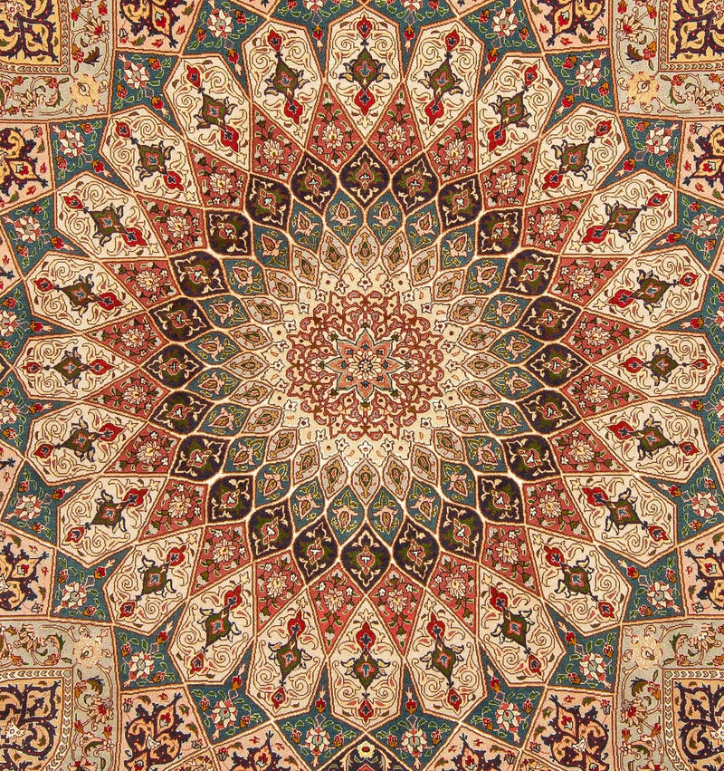 Persisk matta - Tabriz - Royal - 250 x 200 cm - flerfärgad