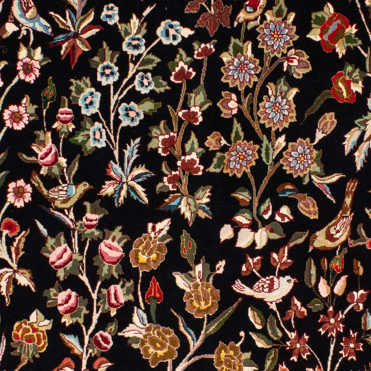 Persisk matta - Tabriz - Royal - 268 x 175 cm - mörkblå