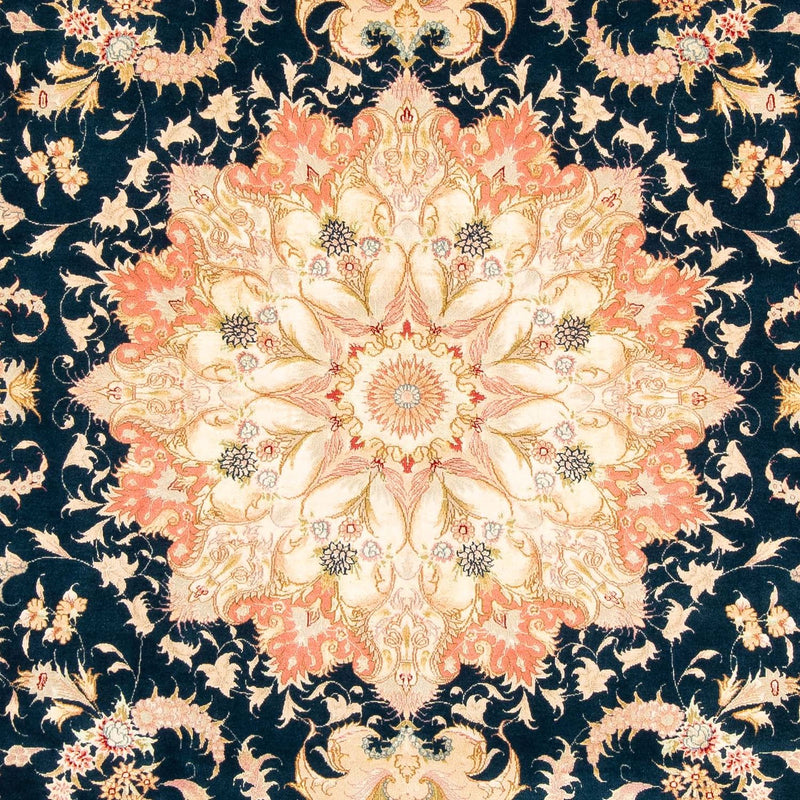 Persisk matta - Tabriz - Royal - 308 x 200 cm - mörkblå