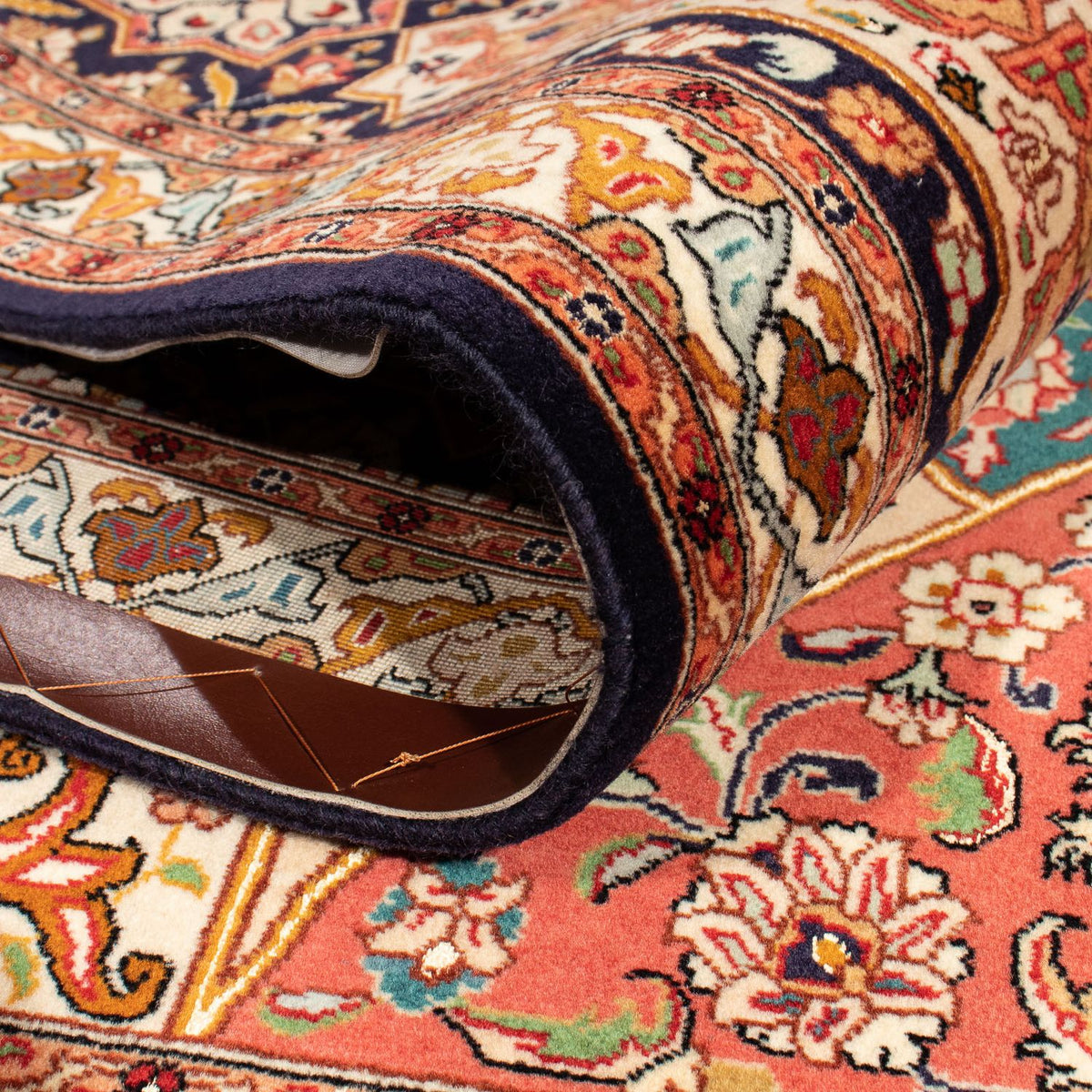 Persisk matta - Tabriz - Royal kvadrat  - 253 x 252 cm - flerfärgad