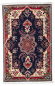 Persisk matta - Tabriz - Royal - 93 x 61 cm - mörkblå