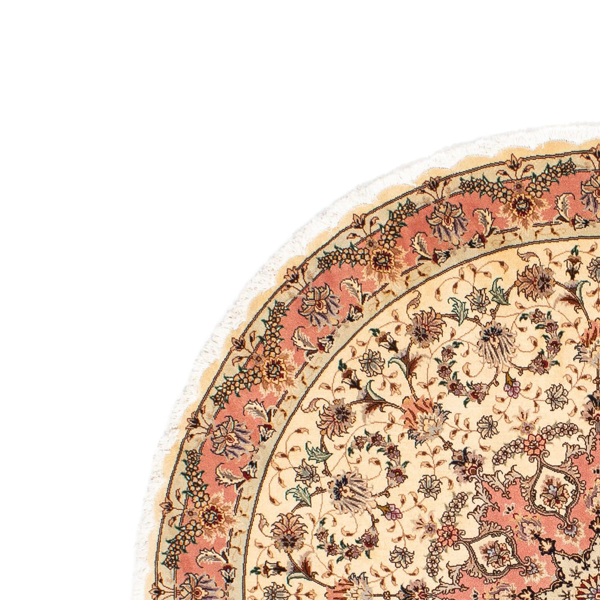 Tabriz - 50 Raj Mattan 150x150cm - Persisk matta