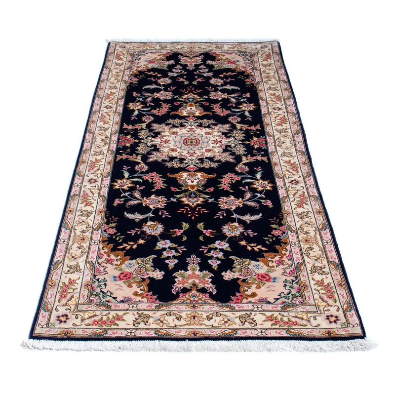 Runner Persisk matta - Tabriz - Royal - 198 x 82 cm - mörkblå