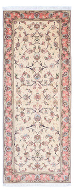 Runner Persisk matta - Tabriz - Royal - 200 x 77 cm - beige