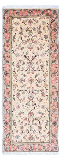 Runner Persisk matta - Tabriz - Royal - 200 x 77 cm - beige