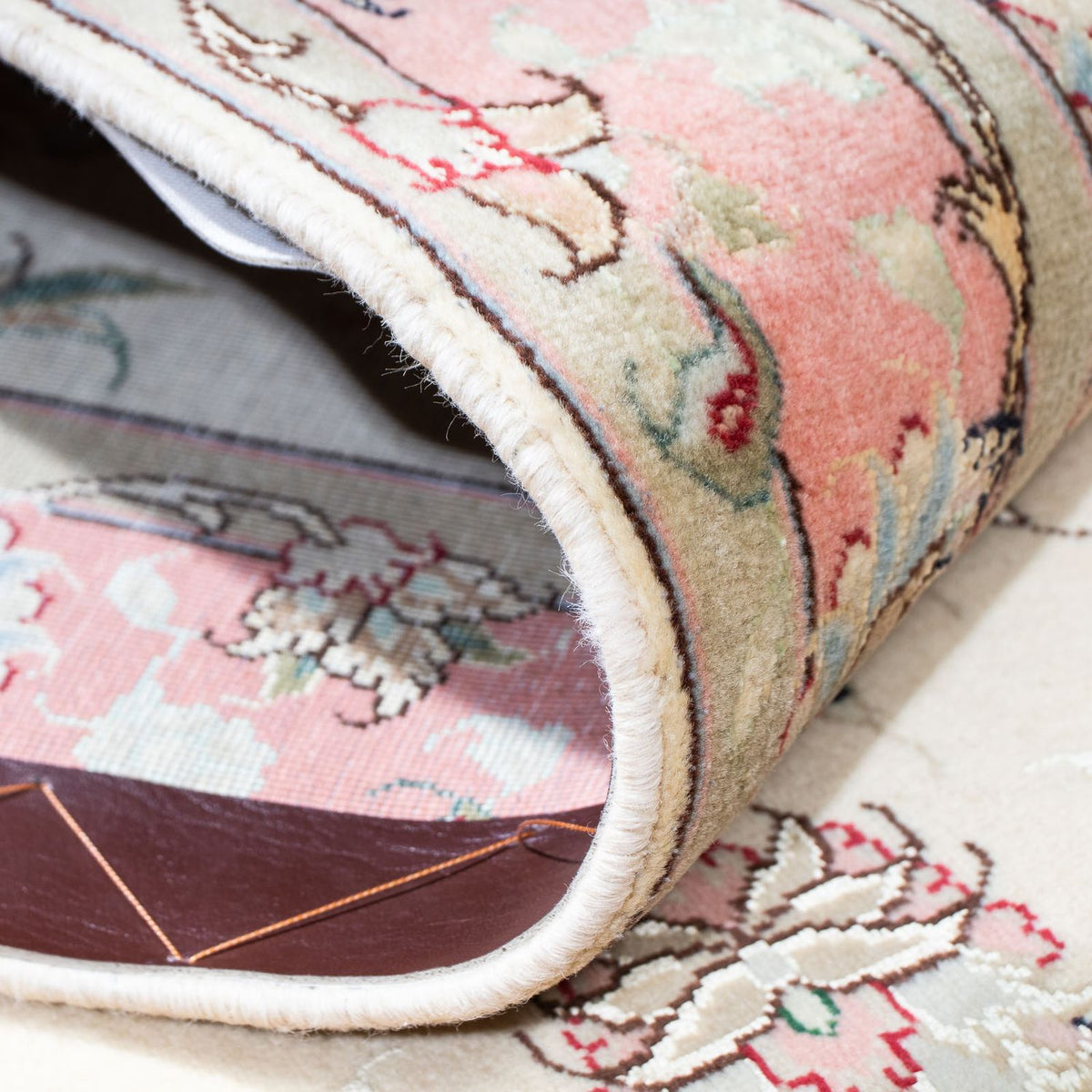 Runner Persisk matta - Tabriz - Royal - 200 x 77 cm - beige