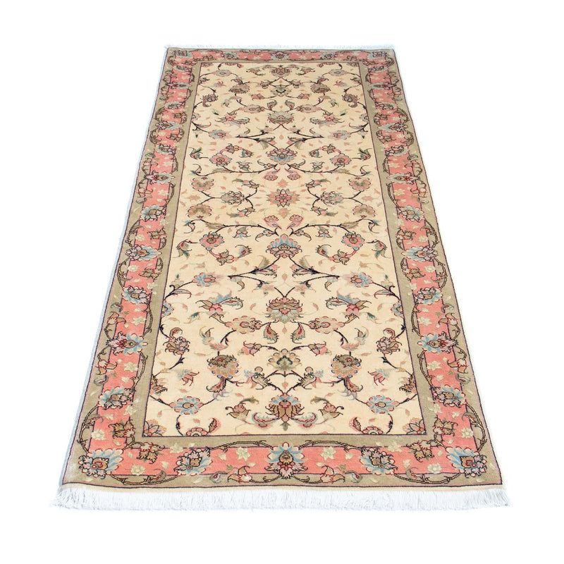 Runner Persisk matta - Tabriz - Royal - 200 x 77 cm - beige