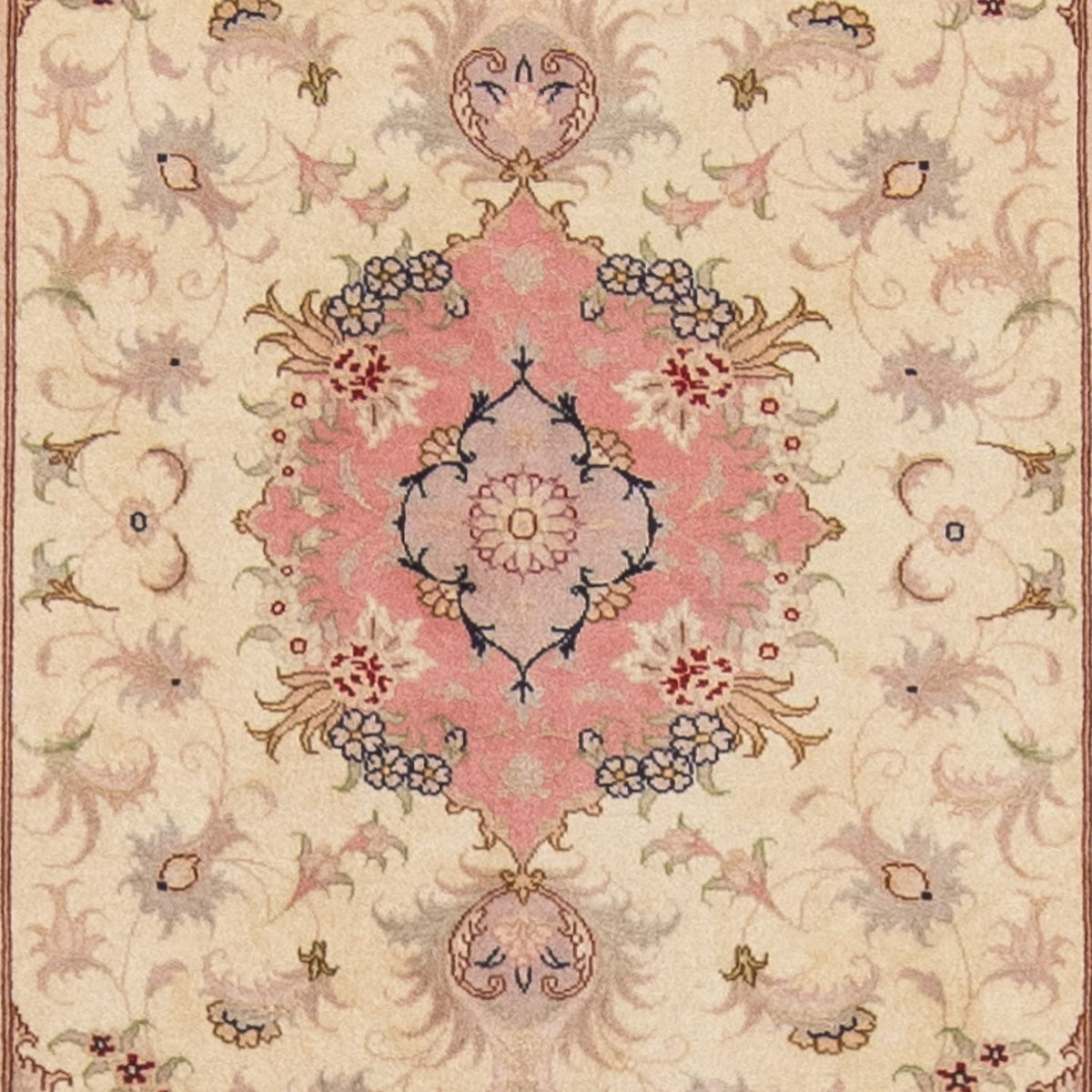 Runner Persisk matta - Tabriz - Royal - 410 x 80 cm - beige