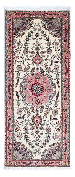 Runner Persisk matta - Tabriz - Royal - 202 x 82 cm - beige