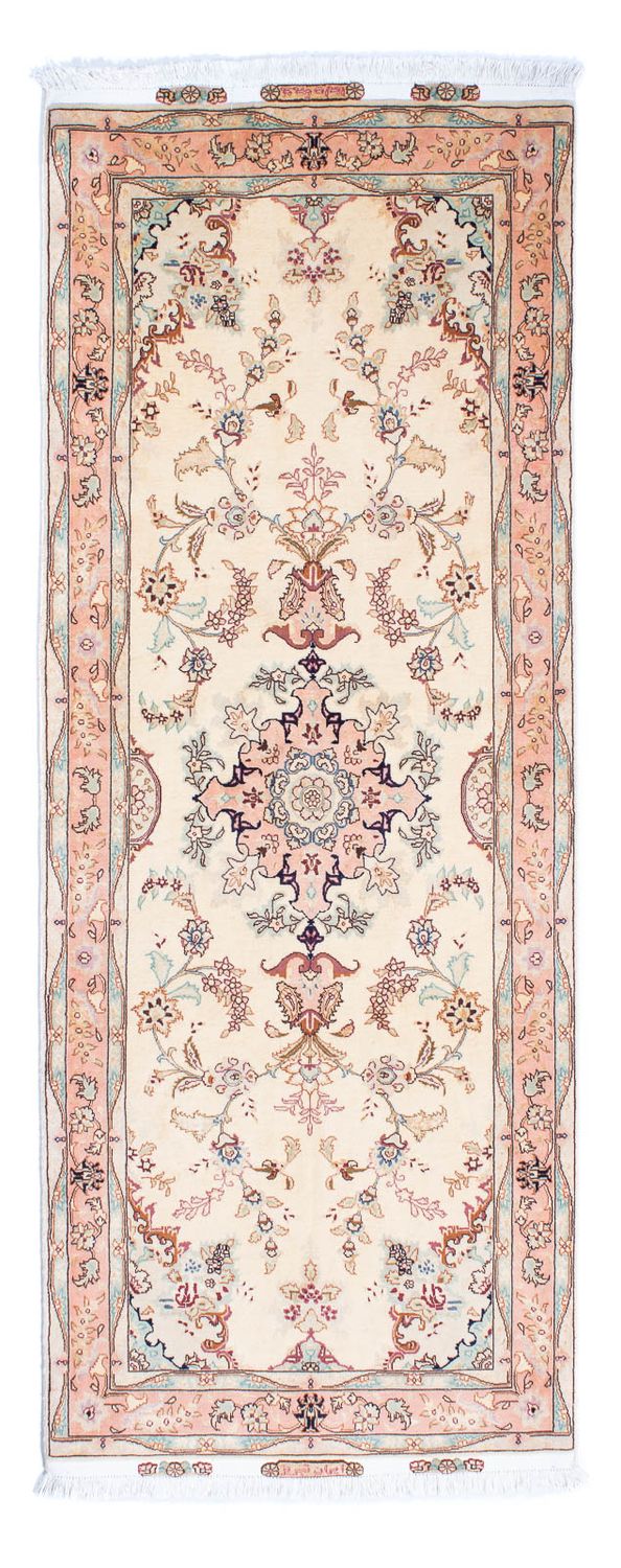 Runner Persisk matta - Tabriz - Royal - 212 x 81 cm - beige