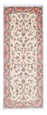 Runner Persisk matta - Tabriz - Royal - 202 x 77 cm - beige