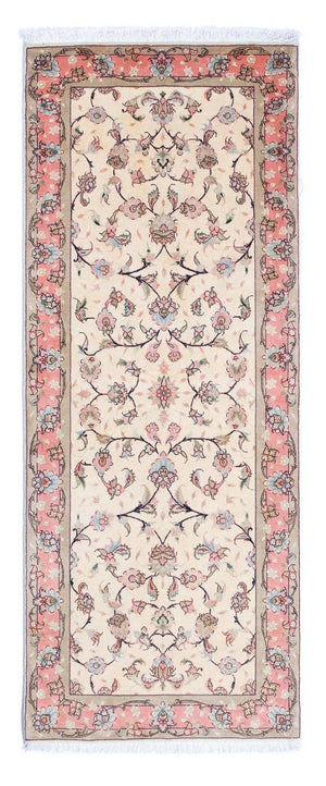 Runner Persisk matta - Tabriz - Royal - 202 x 77 cm - beige