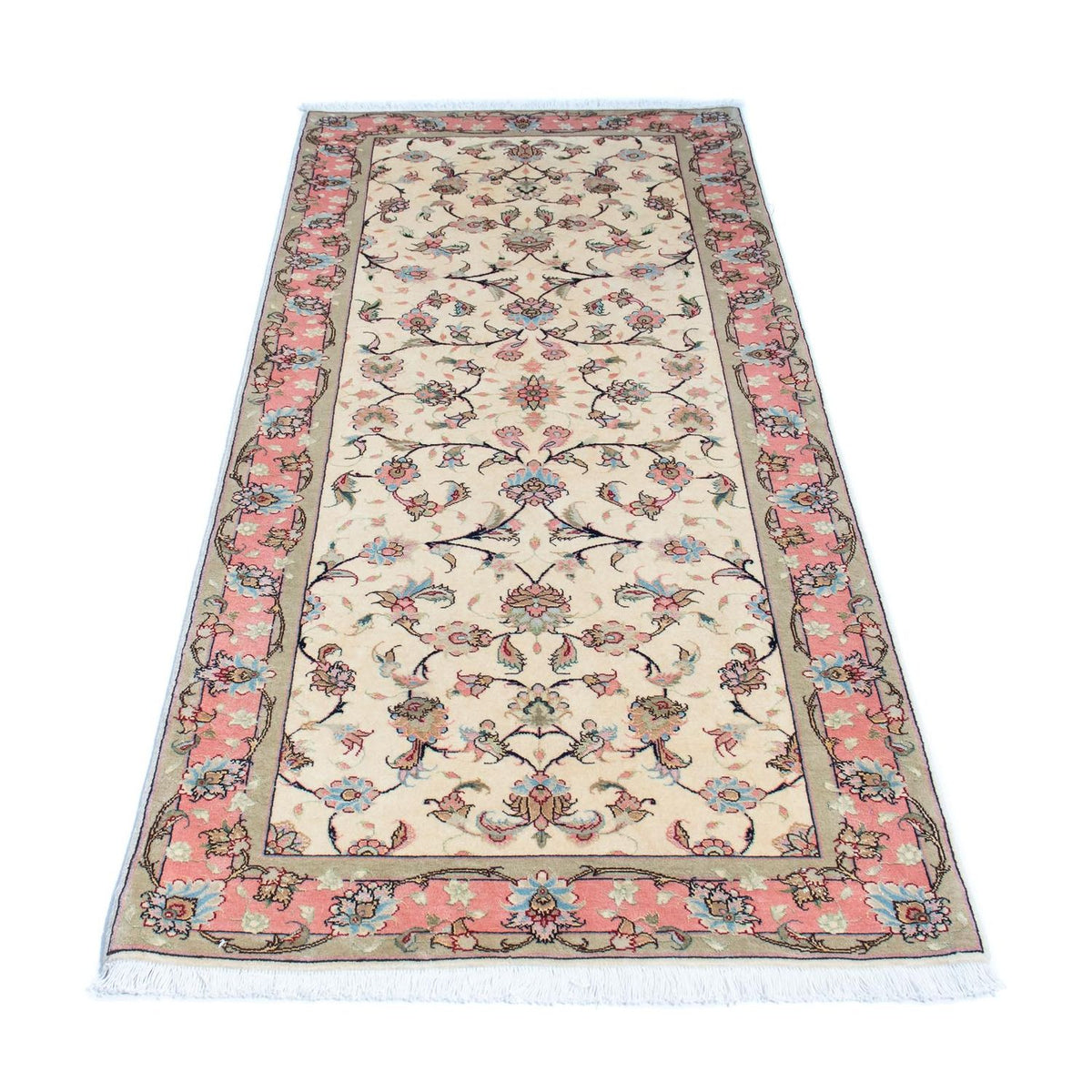 Runner Persisk matta - Tabriz - Royal - 202 x 77 cm - beige
