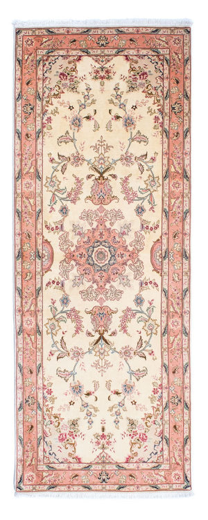 Runner Persisk matta - Tabriz - Royal - 221 x 82 cm - beige