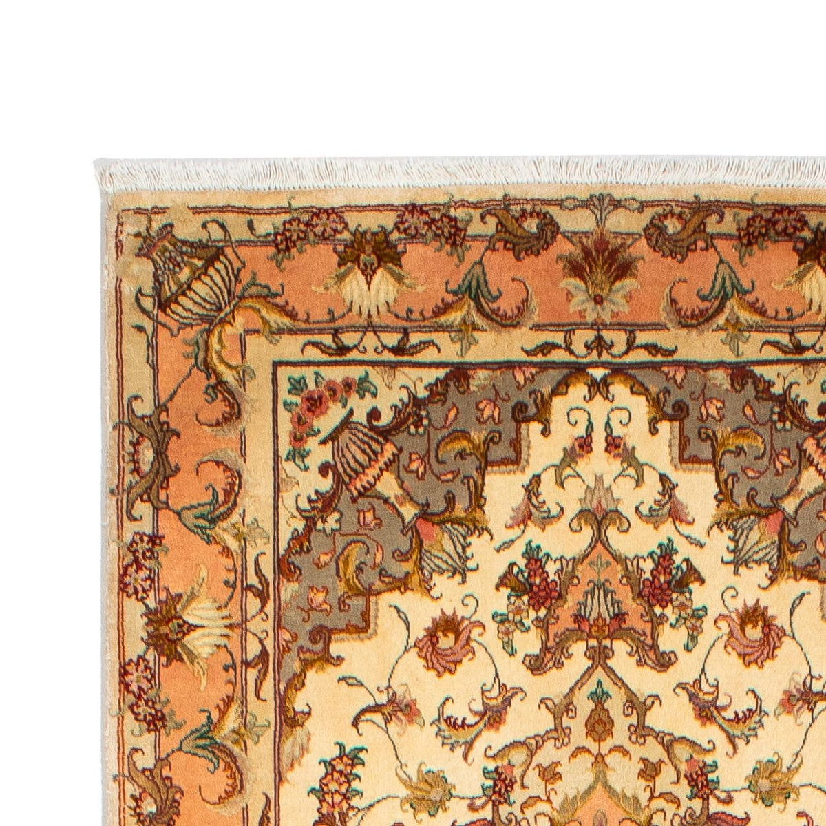 Runner Persisk matta - Tabriz - Royal - 314 x 87 cm - beige