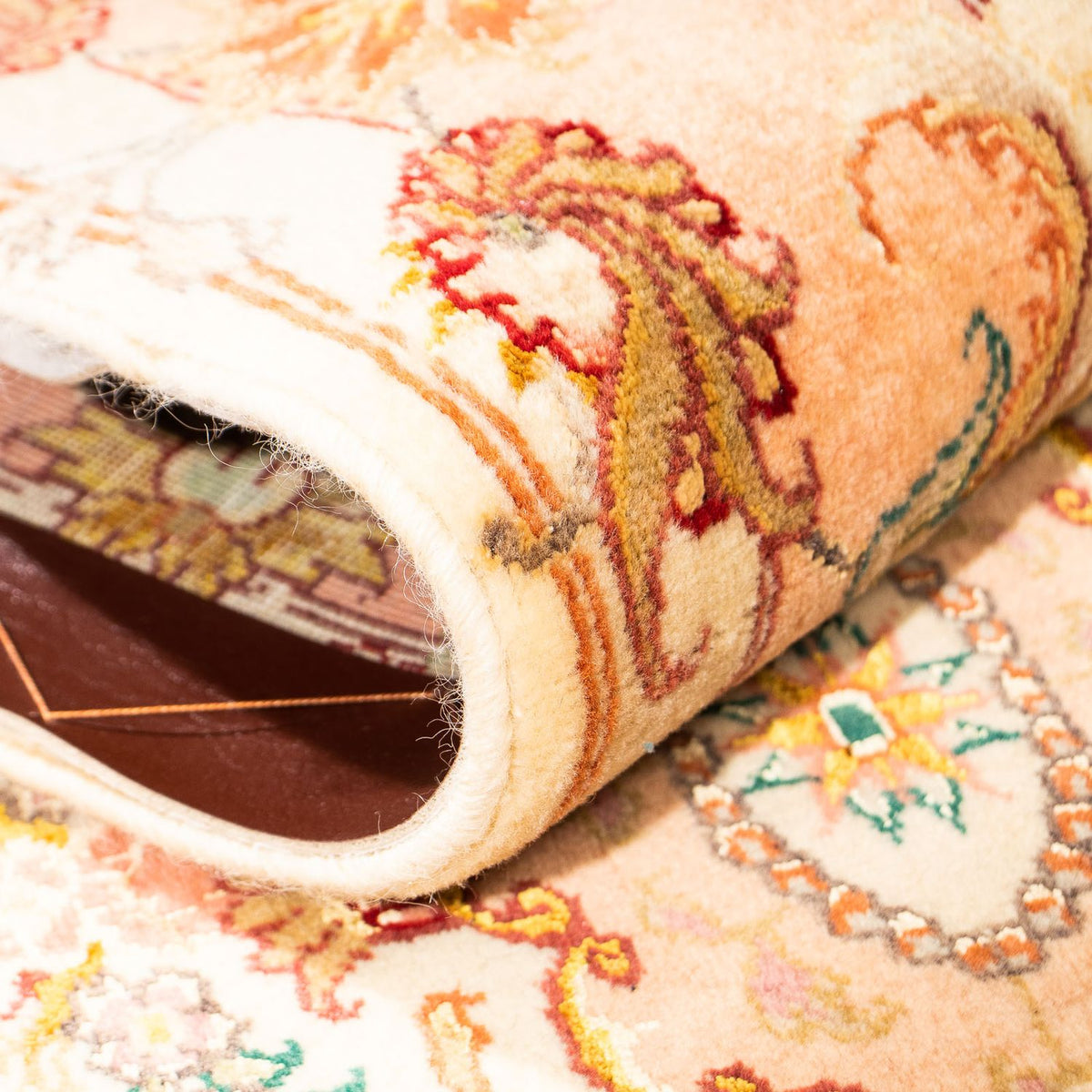 Runner Persisk matta - Tabriz - Royal - 314 x 87 cm - beige