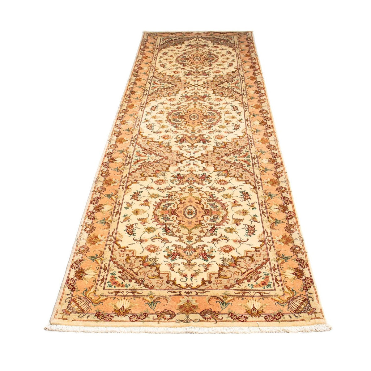 Runner Persisk matta - Tabriz - Royal - 314 x 87 cm - beige