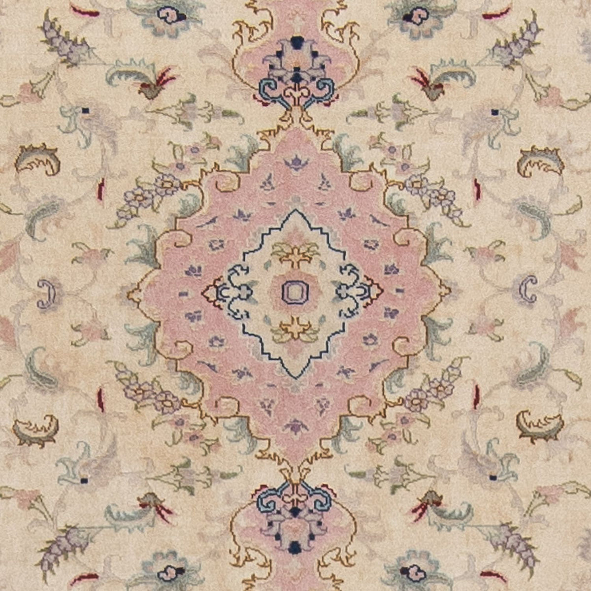 Runner Persisk matta - Tabriz - Royal - 397 x 87 cm - beige