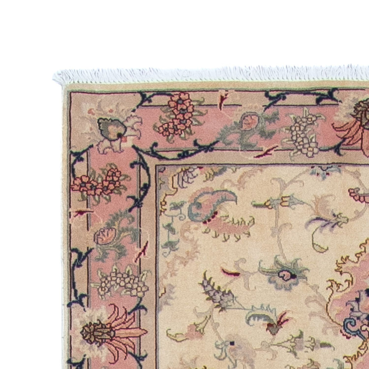 Runner Persisk matta - Tabriz - Royal - 397 x 87 cm - beige