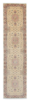 Runner Persisk matta - Tabriz - Royal - 397 x 86 cm - beige