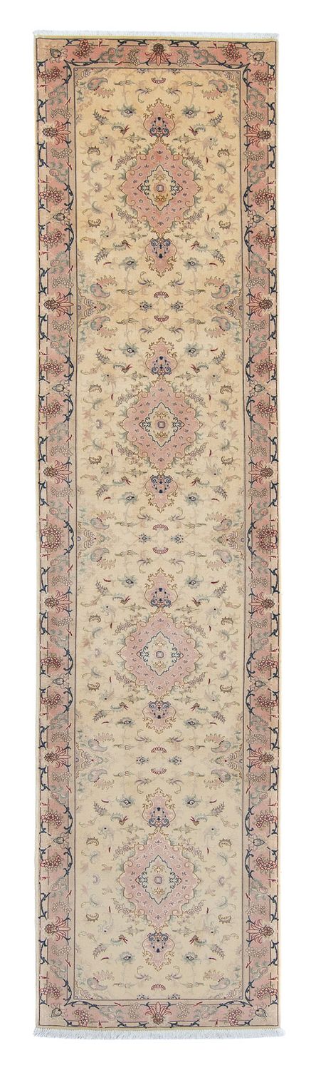 Runner Persisk matta - Tabriz - Royal - 397 x 86 cm - beige