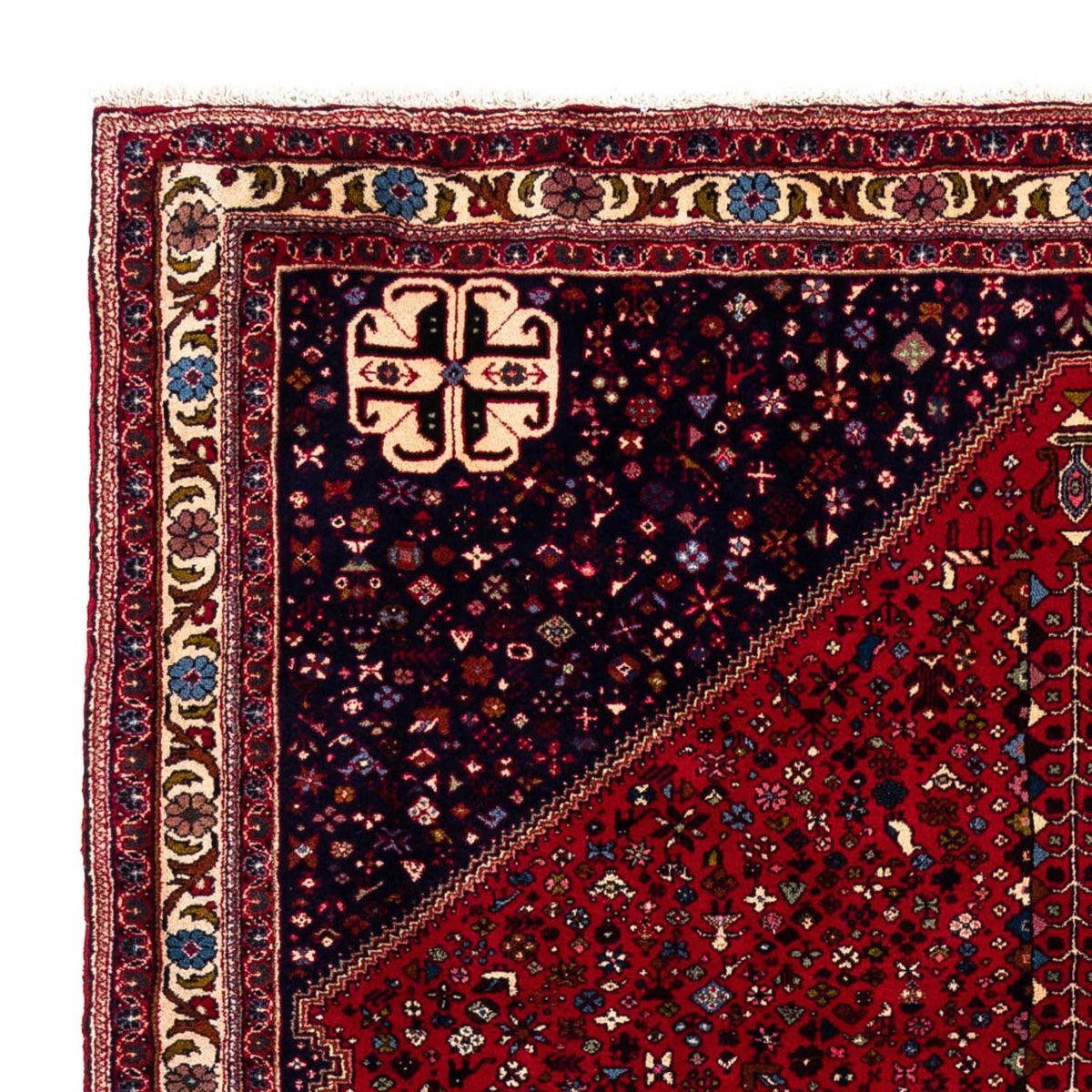 Persisk matta - Nomadic - 292 x 200 cm - mörkröd