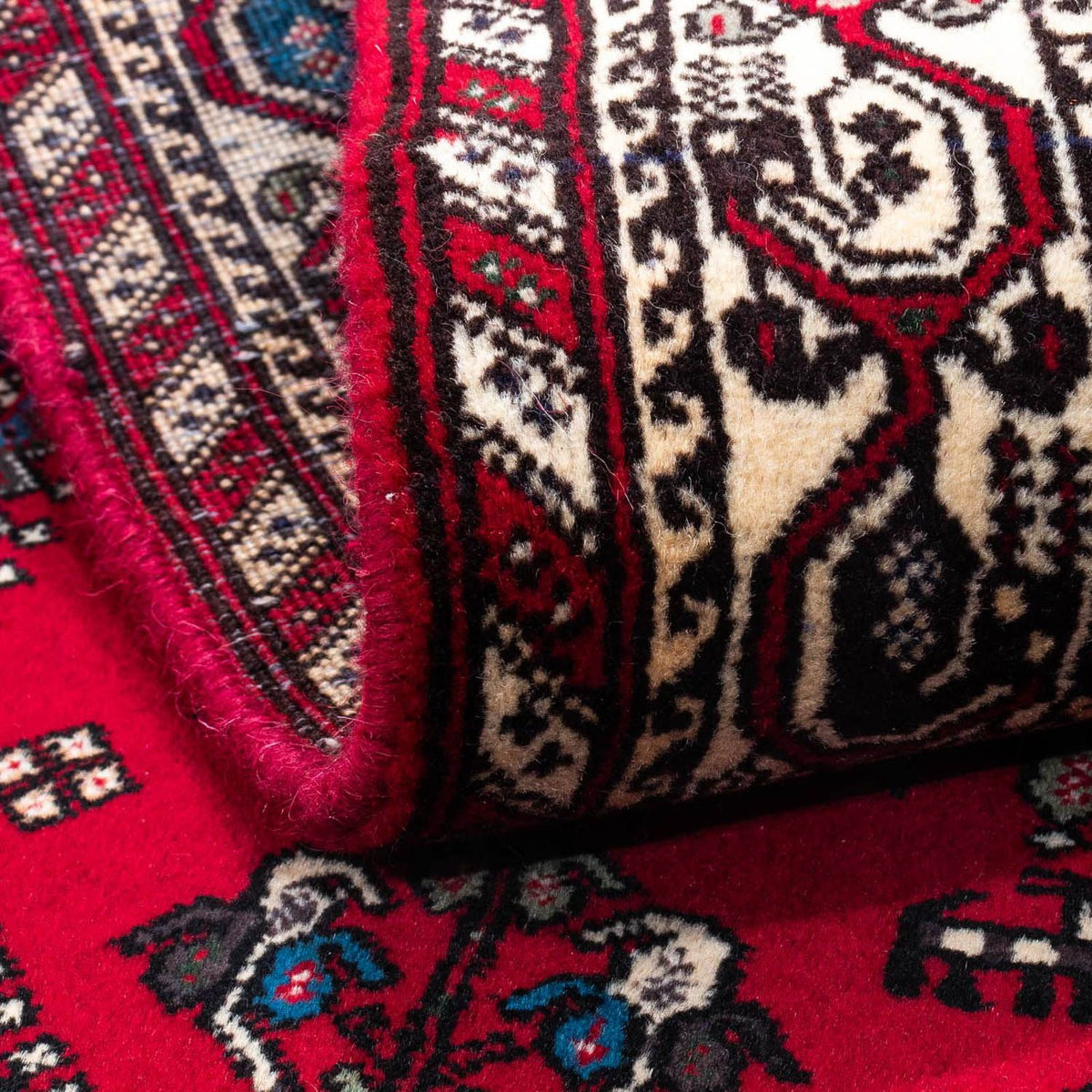 Persisk matta - Nomadic - 163 x 99 cm - mörkröd