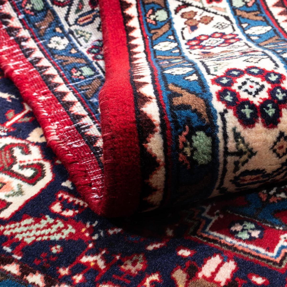 Persisk matta - Nomadic - 150 x 101 cm - mörkröd