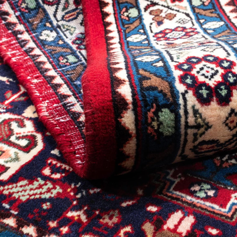 Persisk matta - Nomadic - 150 x 101 cm - mörkröd