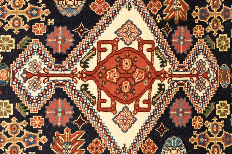 Persisk matta - Nomadic - 133 x 102 cm - mörkblå