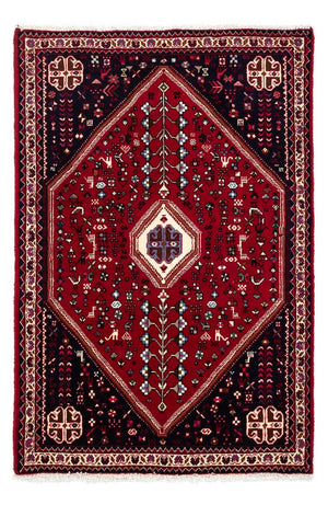 Persisk matta - Nomadic - 150 x 98 cm - mörkröd