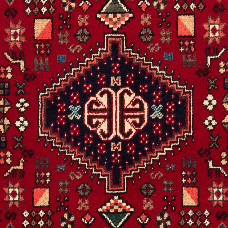 Persisk matta - Nomadic - 144 x 100 cm - mörkröd