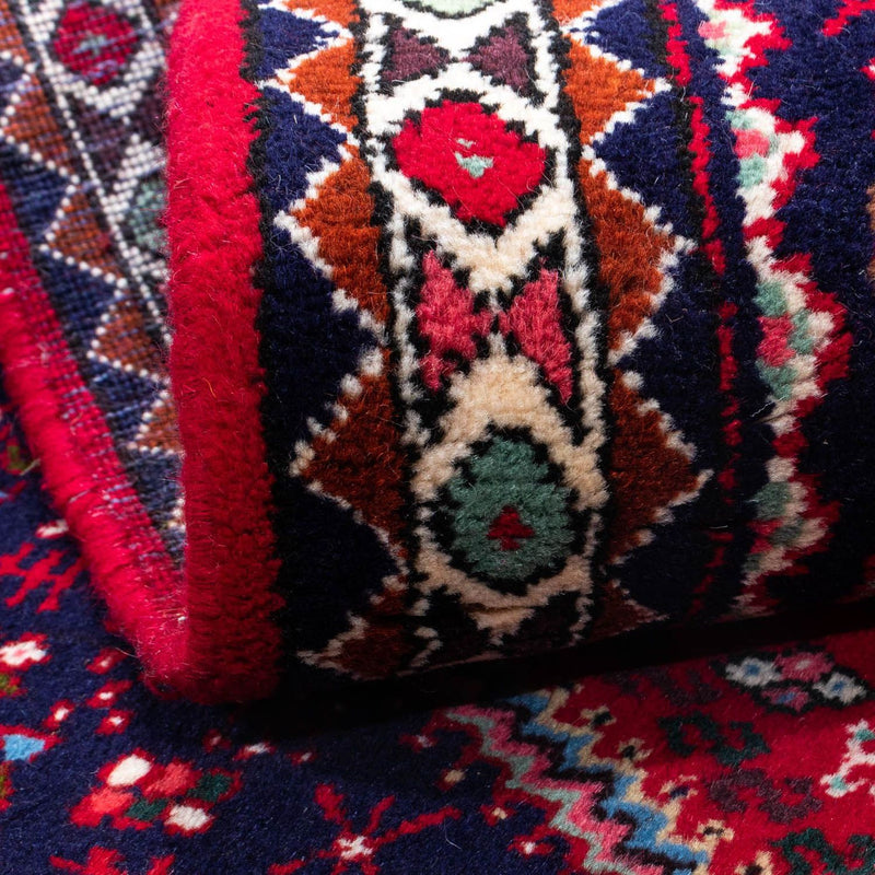 Persisk matta - Nomadic - 148 x 98 cm - mörkröd