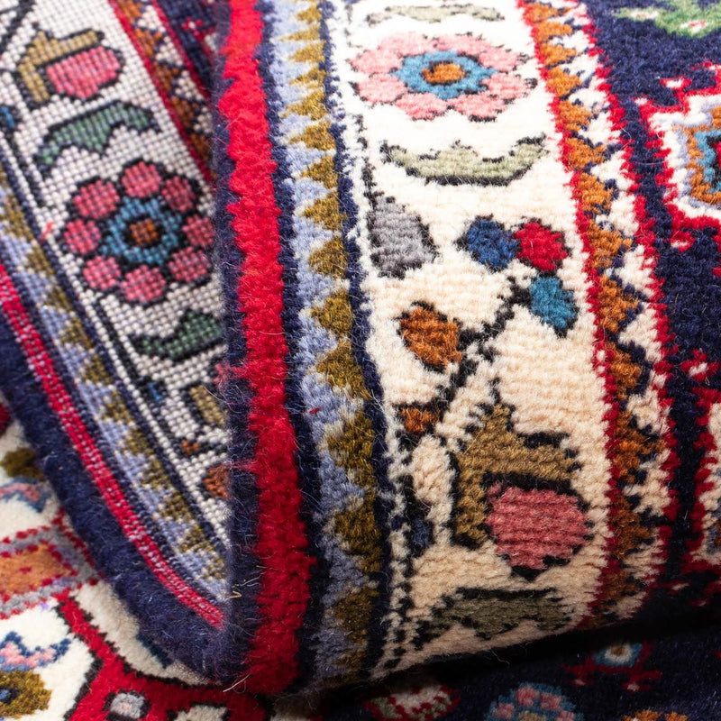 Persisk matta - Nomadic - 144 x 98 cm - mörkröd