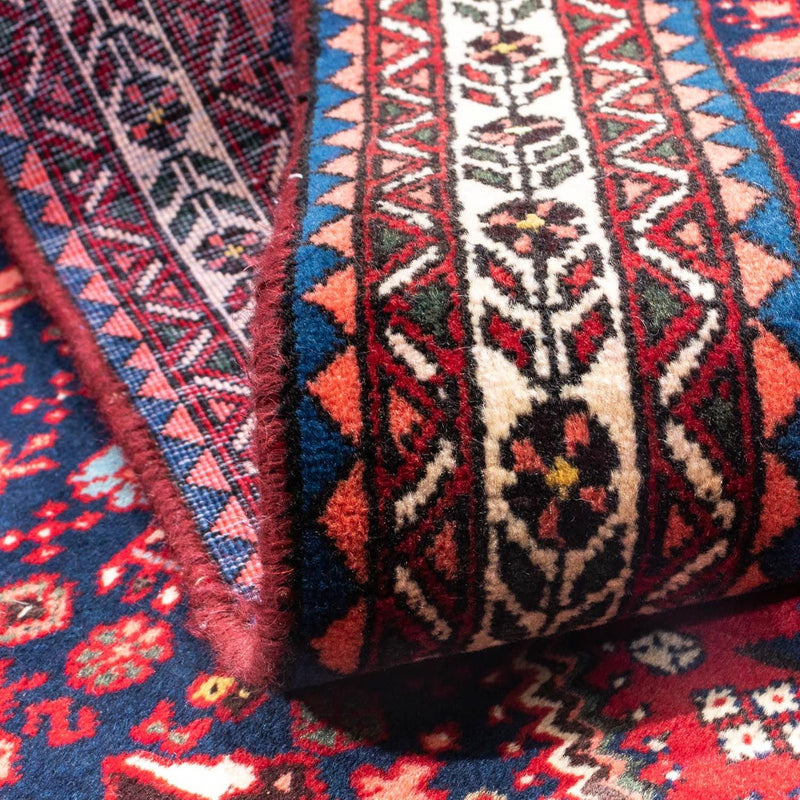 Persisk matta - Nomadic - 145 x 100 cm - mörkröd