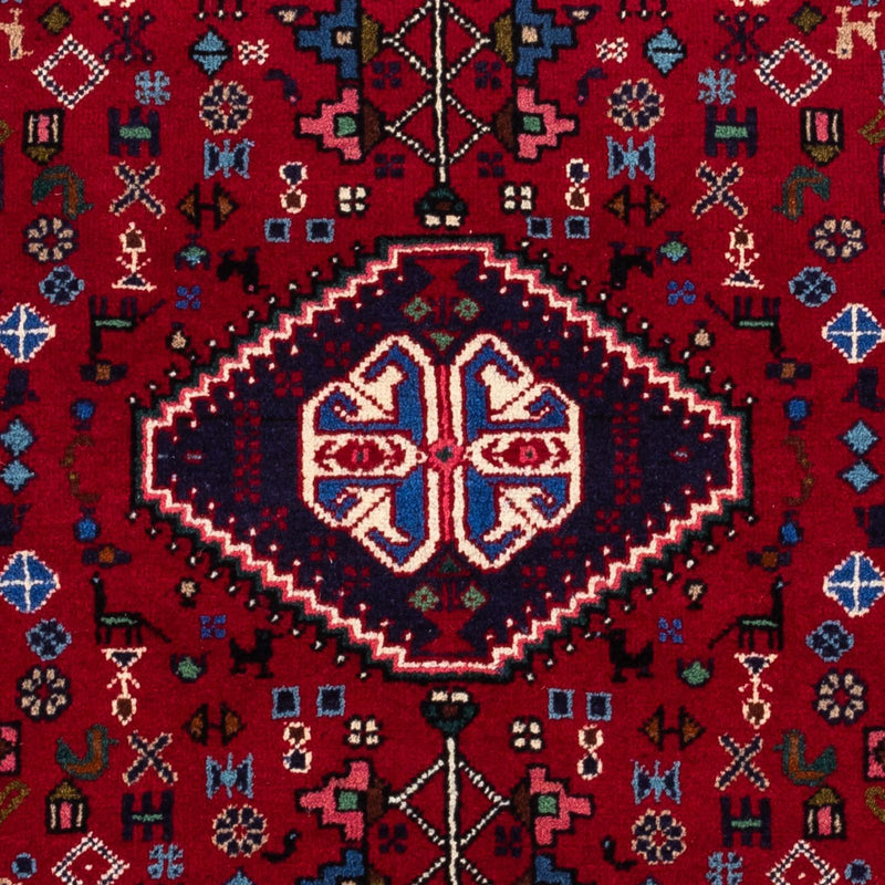 Persisk matta - Nomadic - 148 x 100 cm - mörkröd