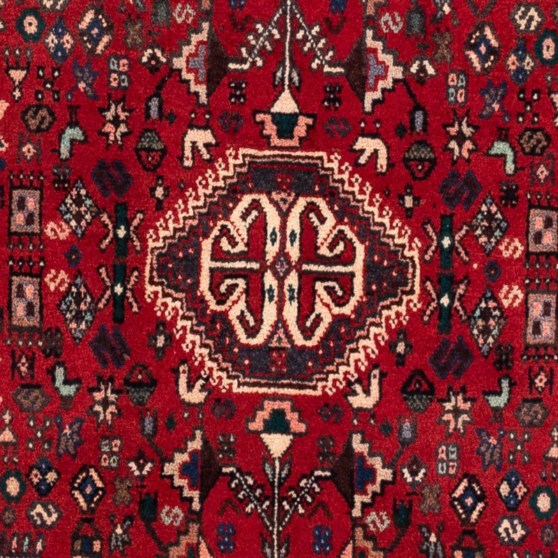 Persisk matta - Nomadic - 161 x 105 cm - mörkröd