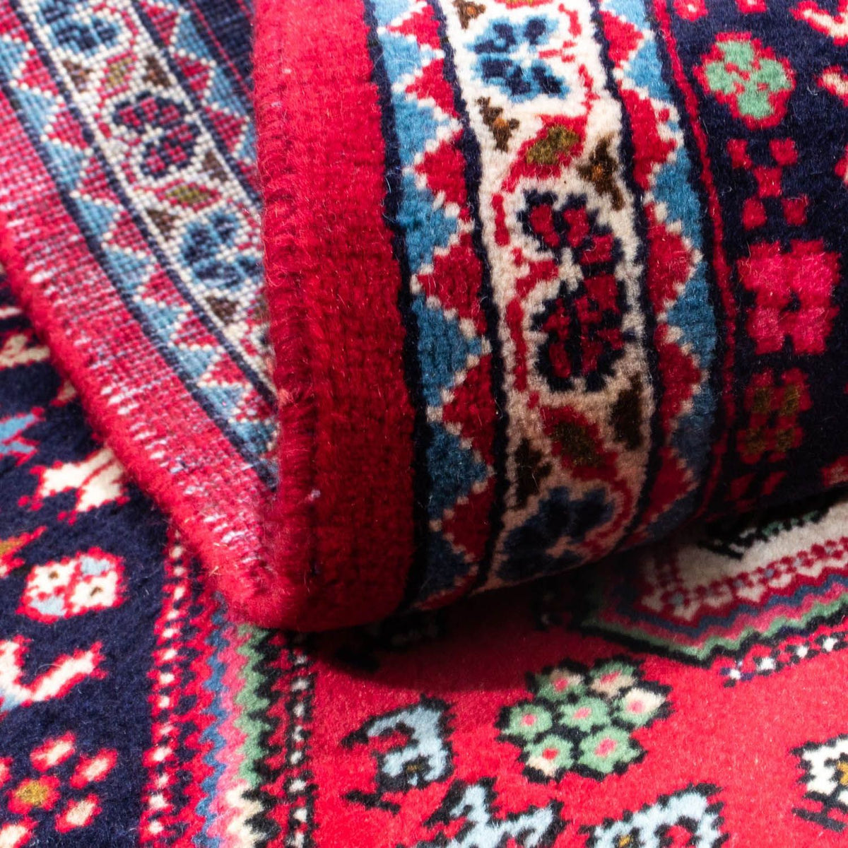 Persisk matta - Nomadic - 143 x 97 cm - mörkröd